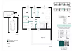 4 pokoje, mieszkanie 91,31 m², piętro 1, oferta nr 61-2, Błonie Bosco, Błonie, ul. Graniczna