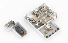 4 pokoje, mieszkanie 91,36 m², piętro 1, oferta nr 23-2, Błonie Bosco, Błonie, ul. Graniczna