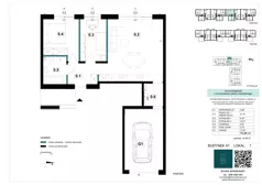 3 pokoje, mieszkanie 76,86 m², parter, oferta nr 61-1, Błonie Bosco, Błonie, ul. Graniczna
