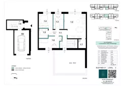 4 pokoje, mieszkanie 91,31 m², piętro 1, oferta nr 61-2, Błonie Bosco, Błonie, ul. Graniczna