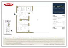 3 pokoje, mieszkanie 58,75 m², parter, oferta nr B5, Strada Wybickiego, Kraków, Prądnik Biały, ul. Wybickiego 6A/6B