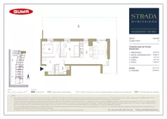 3 pokoje, mieszkanie 52,93 m², parter, oferta nr B64, Strada Wybickiego, Kraków, Prądnik Biały, ul. Wybickiego 6A/6B
