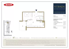 2 pokoje, mieszkanie 51,52 m², parter, oferta nr B69, Strada Wybickiego, Kraków, Prądnik Biały, ul. Wybickiego 6A/6B