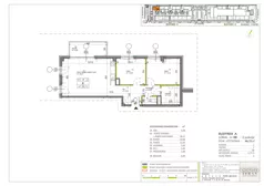3 pokoje, mieszkanie 66,72 m², piętro 2, oferta nr A.K1.08, Porto Żerań, Warszawa, Białołęka, Żerań, ul. Myśliborska