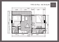 3 pokoje, apartament 48,78 m², piętro 6, oferta nr C604, The Element by Anocha, Kamala, th. 45/11 Kamala