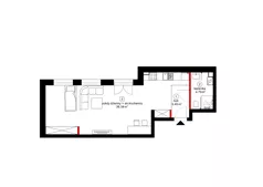 2 pokoje, mieszkanie 45,60 m², parter, oferta nr Lokal 1, Czynu Społecznego 65F, Sulejówek, ul. Czynu Społecznego 65