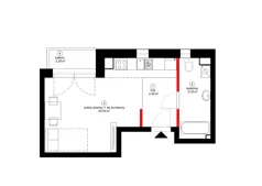 1 pokój, mieszkanie 30,57 m², piętro 2, oferta nr Lokal 10, Czynu Społecznego 65F, Sulejówek, ul. Czynu Społecznego 65