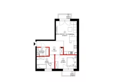 3 pokoje, mieszkanie 60,53 m², piętro 2, oferta nr Lokal 14, Czynu Społecznego 65F, Sulejówek, ul. Czynu Społecznego 65