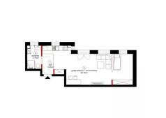 2 pokoje, mieszkanie 45,60 m², parter, oferta nr Lokal 2, Czynu Społecznego 65F, Sulejówek, ul. Czynu Społecznego 65