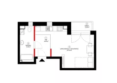 1 pokój, mieszkanie 30,84 m², piętro 1, oferta nr Lokal 7, Czynu Społecznego 65F, Sulejówek, ul. Czynu Społecznego 65