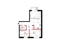3 pokoje, mieszkanie 60,78 m², piętro 1, oferta nr Lokal 8, Czynu Społecznego 65F, Sulejówek, ul. Czynu Społecznego 65