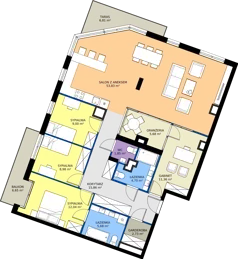 6 pokoi, mieszkanie 132,46 m², piętro 4, oferta nr 23, Apartamenty Pustułeczki, Warszawa, Ursynów, Ursynów, ul Pustułeczki 18 d