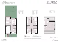 Dom 173,19 m², oferta nr A1, Wiedeńska Residence, Warszawa, Wilanów, ul. Wiedeńska 22