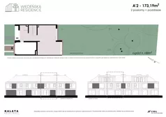 Dom 173,19 m², oferta nr A2, Wiedeńska Residence, Warszawa, Wilanów, ul. Wiedeńska 22