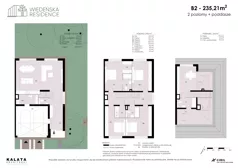 Dom 235,21 m², oferta nr B2, Wiedeńska Residence, Warszawa, Wilanów, ul. Wiedeńska 22
