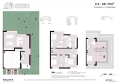 Dom 231,77 m², oferta nr C2, Wiedeńska Residence, Warszawa, Wilanów, ul. Wiedeńska 22