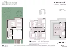 Dom 231,77 m², oferta nr C3, Wiedeńska Residence, Warszawa, Wilanów, ul. Wiedeńska 22