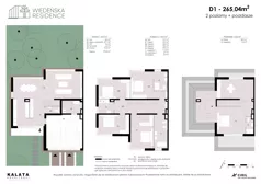 Dom 265,04 m², oferta nr D1, Wiedeńska Residence, Warszawa, Wilanów, ul. Wiedeńska 22