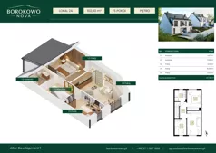Dom 102,80 m², oferta nr 2-A, Borkowo Nova, Borkowo, ul. Nowa 29A