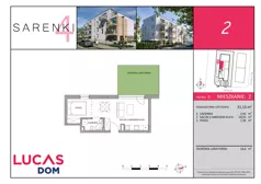 2 pokoje, mieszkanie 31,31 m², piętro 1, oferta nr M4, Sarenki 4, Warszawa, Wesoła, Stara Miłosna, ul. Sarenki 4