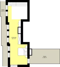 5 pokoi, apartament 138,90 m², piętro 4, oferta nr A05, Rezydencja Caro, Gliwice, Śródmieście, ul. Dolnych Wałów