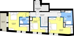 5 pokoi, apartament 178,80 m², piętro 2, oferta nr B20, Rezydencja Caro, Gliwice, Śródmieście, ul. Dolnych Wałów