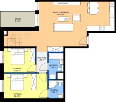 4 pokoje, apartament 106,00 m², piętro 4, oferta nr B27, Rezydencja Caro, Gliwice, Śródmieście, ul. Dolnych Wałów