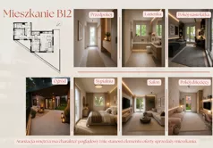 3 pokoje, mieszkanie 71,13 m², piętro 1, oferta nr B12, Moniuszki 13, Gliwice, Śródmieście, ul. Moniuszki 13