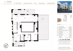 5 pokoi, mieszkanie 138,90 m², piętro 4, oferta nr A05, Rezydencja Caro, Gliwice, Śródmieście, ul. Dolnych Wałów