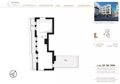 5 pokoi, mieszkanie 138,90 m², piętro 4, oferta nr A05, Rezydencja Caro, Gliwice, Śródmieście, ul. Dolnych Wałów