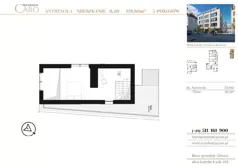 5 pokoi, mieszkanie 178,80 m², piętro 2, oferta nr B20, Rezydencja Caro, Gliwice, Śródmieście, ul. Dolnych Wałów
