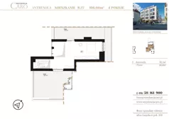 4 pokoje, mieszkanie 106,00 m², piętro 4, oferta nr B27, Rezydencja Caro, Gliwice, Śródmieście, ul. Dolnych Wałów