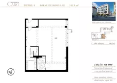 Lokal użytkowy 140,20 m², oferta nr L02, Rezydencja Caro - lokale usługowe, Gliwice, Śródmieście, ul. Dolnych Wałów