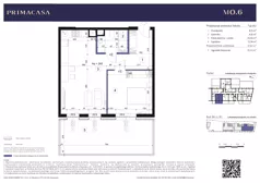 2 pokoje, mieszkanie 47,82 m², parter, oferta nr B3 – M0.6, Primacasa, Piaseczno, ul. Jana Pawła II 11