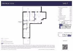 4 pokoje, mieszkanie 74,84 m², parter, oferta nr B3 – M0.7, Primacasa, Piaseczno, ul. Jana Pawła II 11