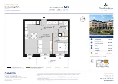 2 pokoje, mieszkanie 47,96 m², piętro 1, oferta nr M3, Nowakowskiego Park, Białystok, Wygoda, Bagnówka, Seweryna Nowakowskiego 4