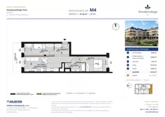 3 pokoje, mieszkanie 51,35 m², piętro 1, oferta nr M4, Nowakowskiego Park, Białystok, Wygoda, Bagnówka, Seweryna Nowakowskiego 4
