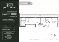 4 pokoje, mieszkanie 83,22 m², piętro 1, oferta nr 10, Pod Sosnami, Reda, Centrum, ul. Obwodowa 8