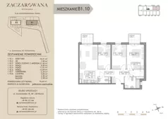 4 pokoje, mieszkanie 74,64 m², piętro 1, oferta nr B1.10, Zaczarowana Rotmanka, Rotmanka, ul. Zaczarowana