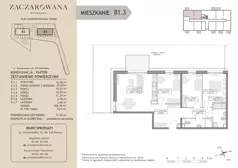 4 pokoje, mieszkanie 77,98 m², parter, oferta nr B1.3, Zaczarowana Rotmanka, Rotmanka, ul. Zaczarowana