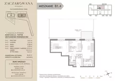 3 pokoje, mieszkanie 56,63 m², piętro 1, oferta nr B1.16, Zaczarowana Rotmanka, Rotmanka, ul. Zaczarowana
