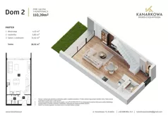 Dom 110,00 m², oferta nr Lokal 2, Kanarkowa, Kraków, Podgórze Duchackie, ul. Kanarkowa 13
