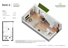 Dom 110,00 m², oferta nr Lokal 4, Kanarkowa, Kraków, Podgórze Duchackie, ul. Kanarkowa 13