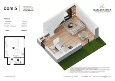 Dom 110,00 m², oferta nr Lokal 5, Kanarkowa, Kraków, Podgórze Duchackie, ul. Kanarkowa 13