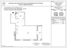 1 pokój, mieszkanie 38,34 m², piętro 3, oferta nr A.4.3, Ostoja Seniora, Łódź, Bałuty, ul. Romanowska 55 N