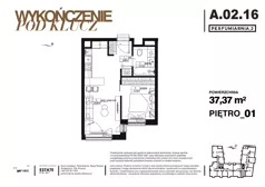 2 pokoje, apartament 37,37 m², piętro 1, oferta nr A.02.16, Perfumiarnia 2, Poznań, Św. Łazarz, Łazarz, ul. Śniadeckich 10