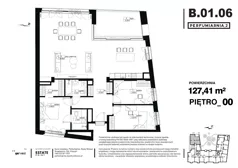 4 pokoje, apartament 127,41 m², parter, oferta nr B.01.06, Perfumiarnia 2, Poznań, Św. Łazarz, Łazarz, ul. Śniadeckich 10