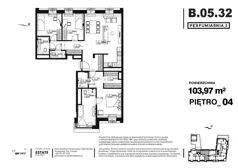 4 pokoje, apartament 103,97 m², piętro 4, oferta nr B.05.32, Perfumiarnia 2, Poznań, Św. Łazarz, Łazarz, ul. Śniadeckich 10