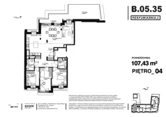 4 pokoje, apartament 107,43 m², piętro 4, oferta nr B.05.35, Perfumiarnia 2, Poznań, Św. Łazarz, Łazarz, ul. Śniadeckich 10