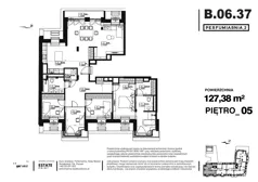 5 pokoi, apartament 127,38 m², piętro 5, oferta nr B.06.37, Perfumiarnia 2, Poznań, Św. Łazarz, Łazarz, ul. Śniadeckich 10